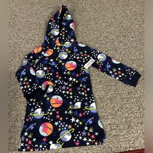 Girls Galaxy Hooded Sweatshirt